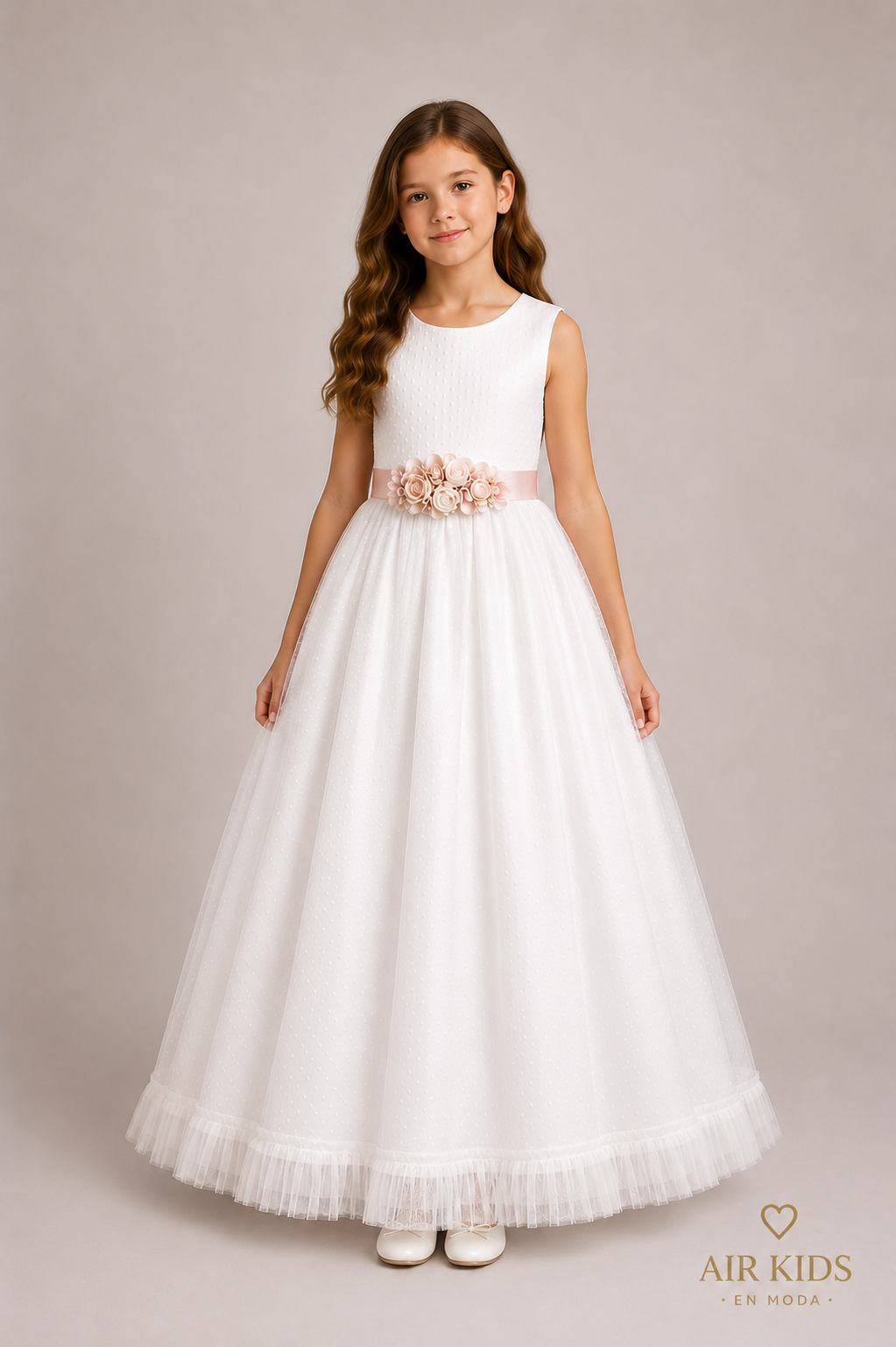 Vestido de primera comunión para niñas