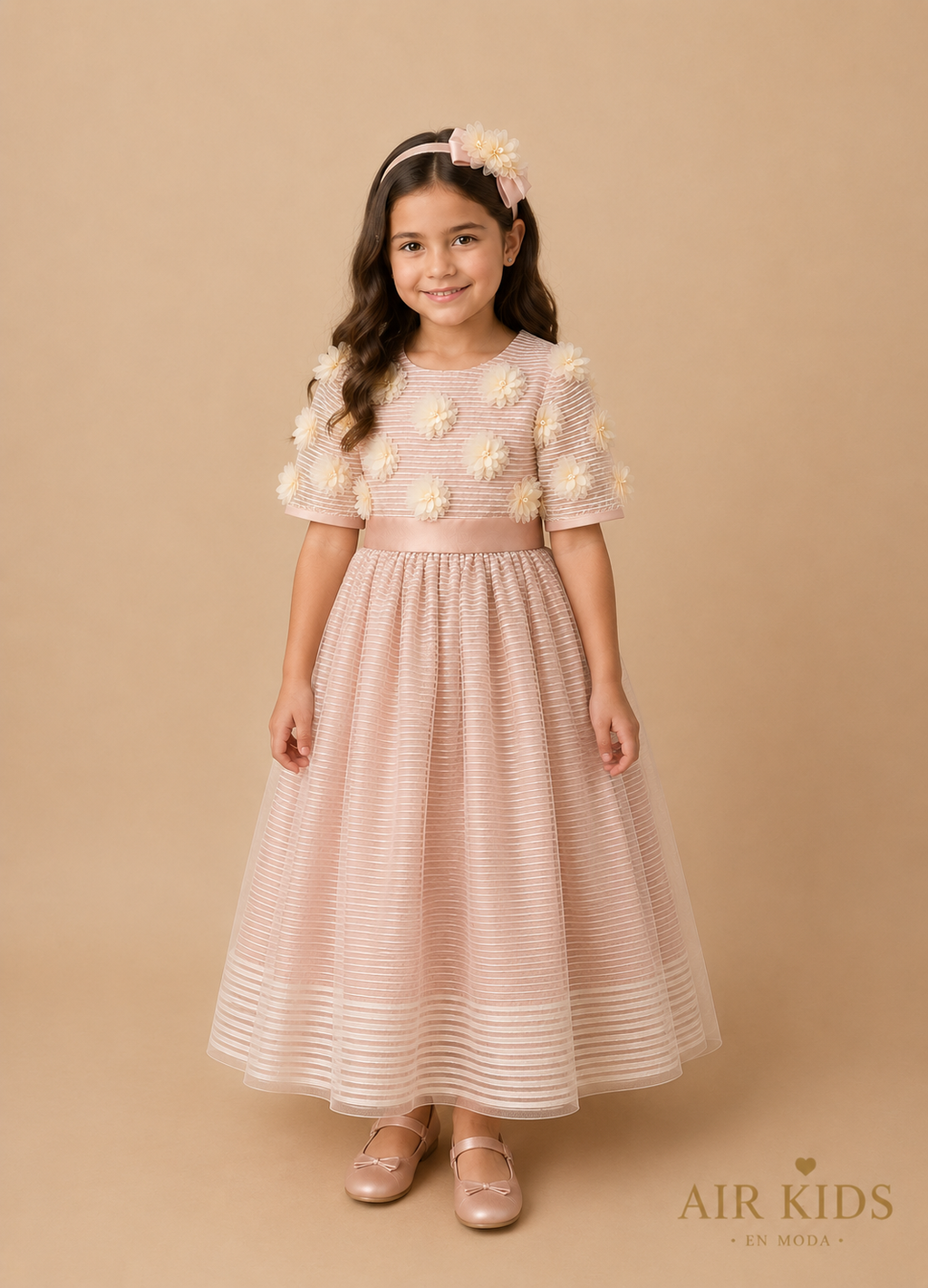 Vestido de Fiesta para Niñas 19-511 Talla 6