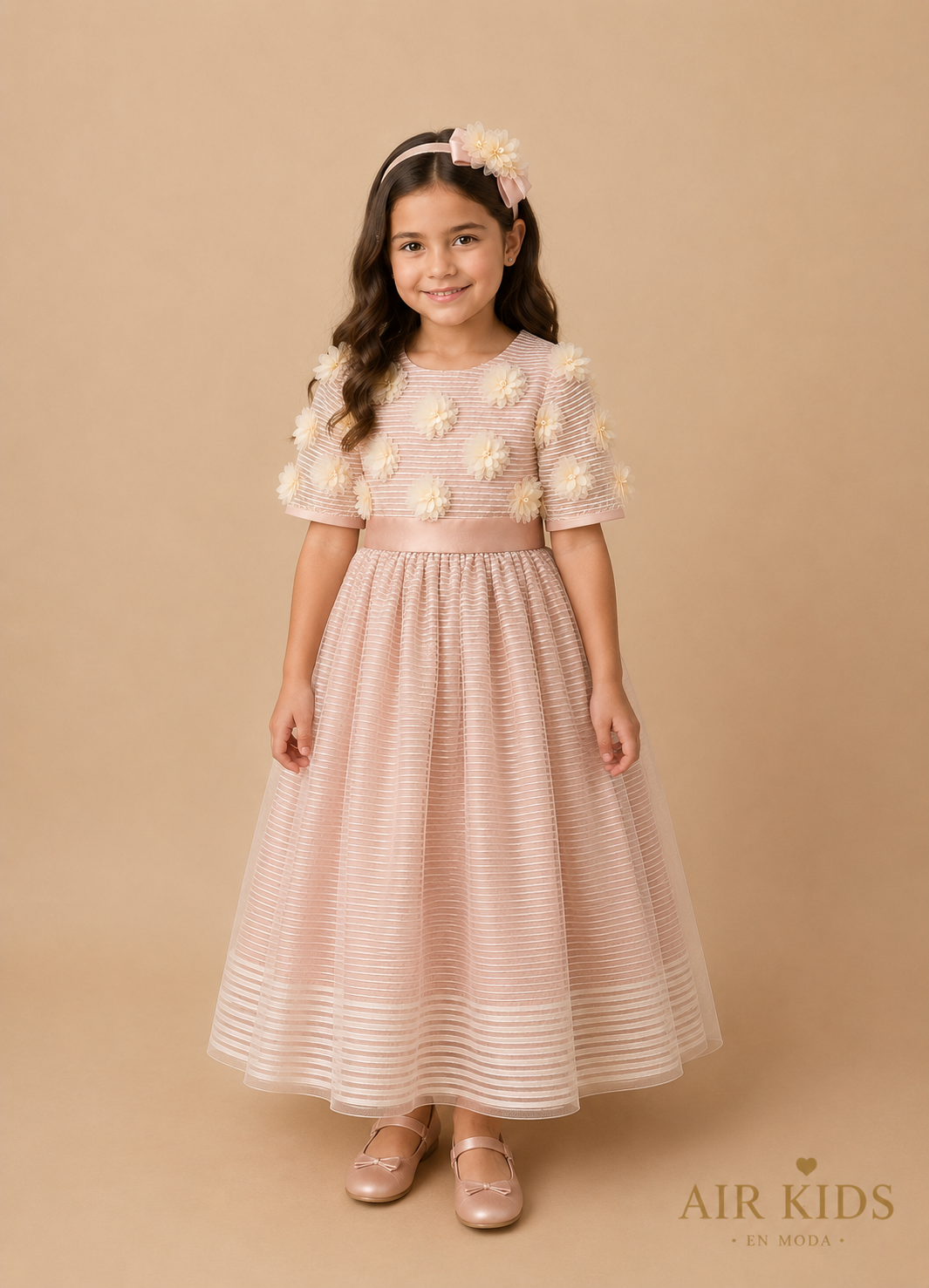 Vestido de Fiesta para Niñas 19-511 Talla 6