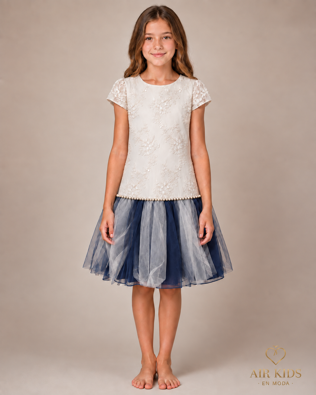 Vestido Para Niña 16-807 Talla 12 Años