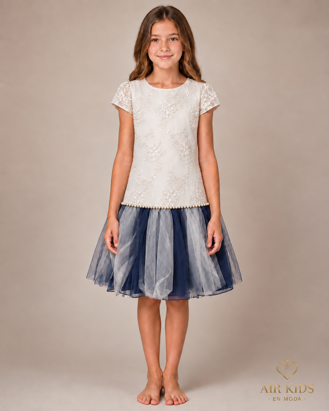 Vestido Para Niña 16-807 Talla 12 Años