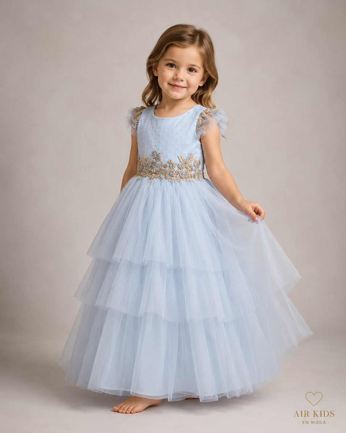 Vestido de Fiesta para Niña 24-504