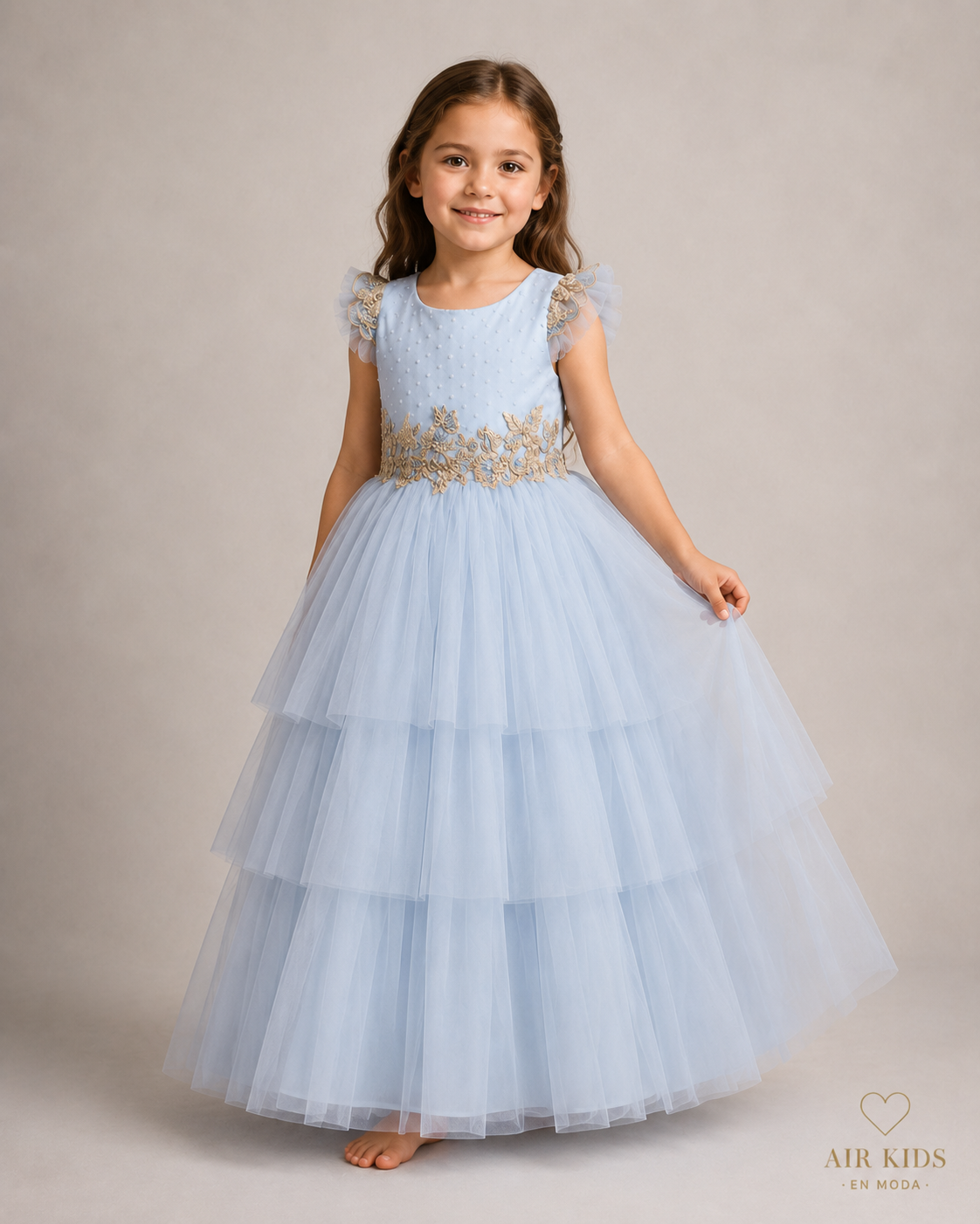 Vestido de Fiesta para Niña 24-504