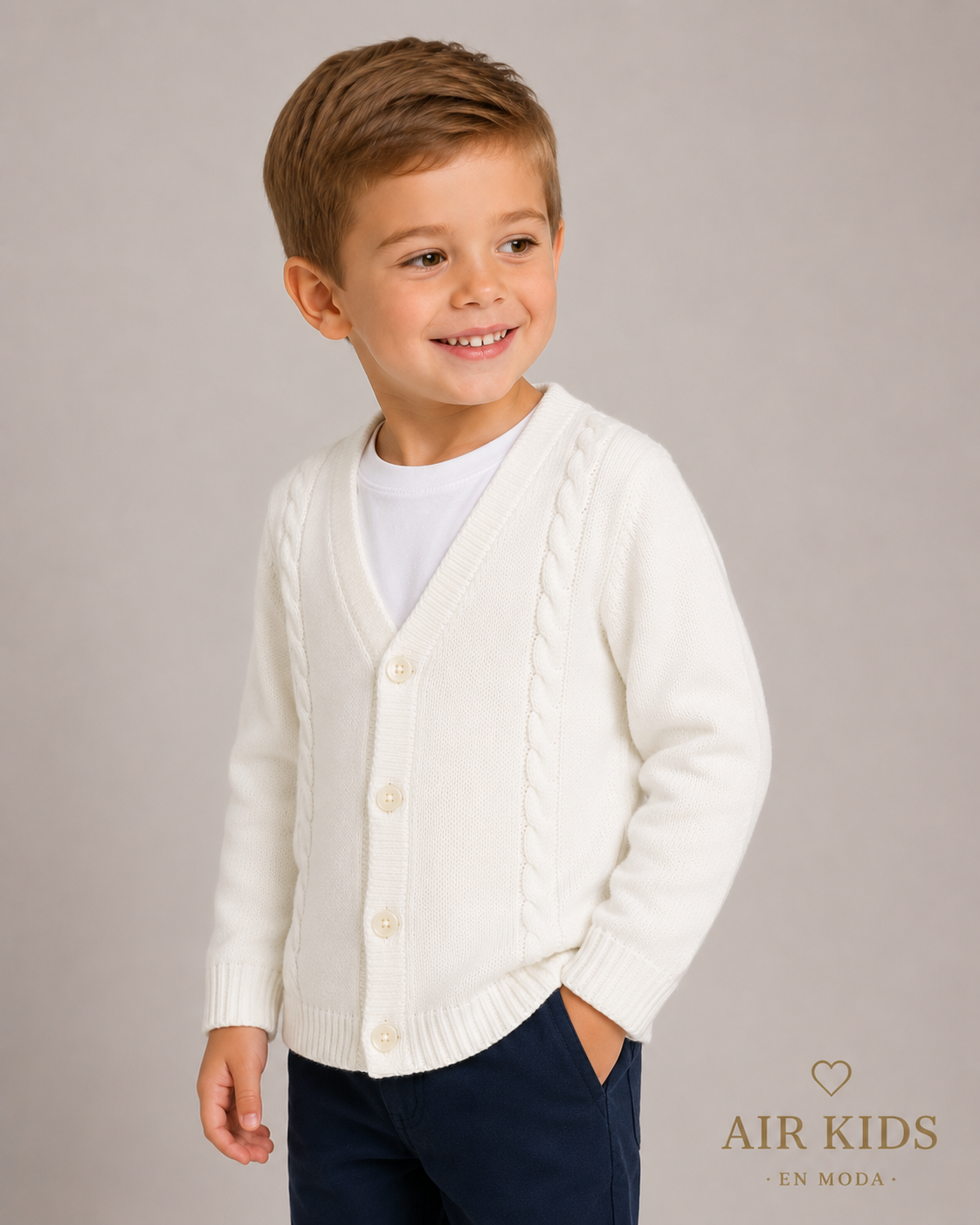 sueter de ceremonia para Niño Foque 3202-40 Talla 4 Años