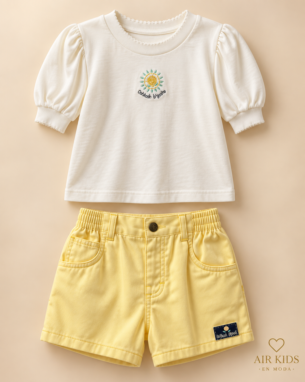 Conjunto de 2 pzas para niña 04080 Talla 6x