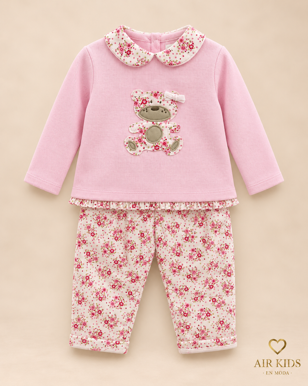 Conjunto para niña 2pzas 538001 Talla 12 meses