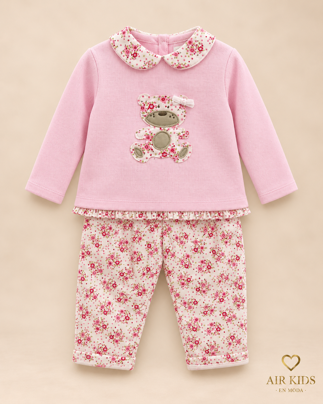 Conjunto para niña 2pzas 538001 Talla 12 meses