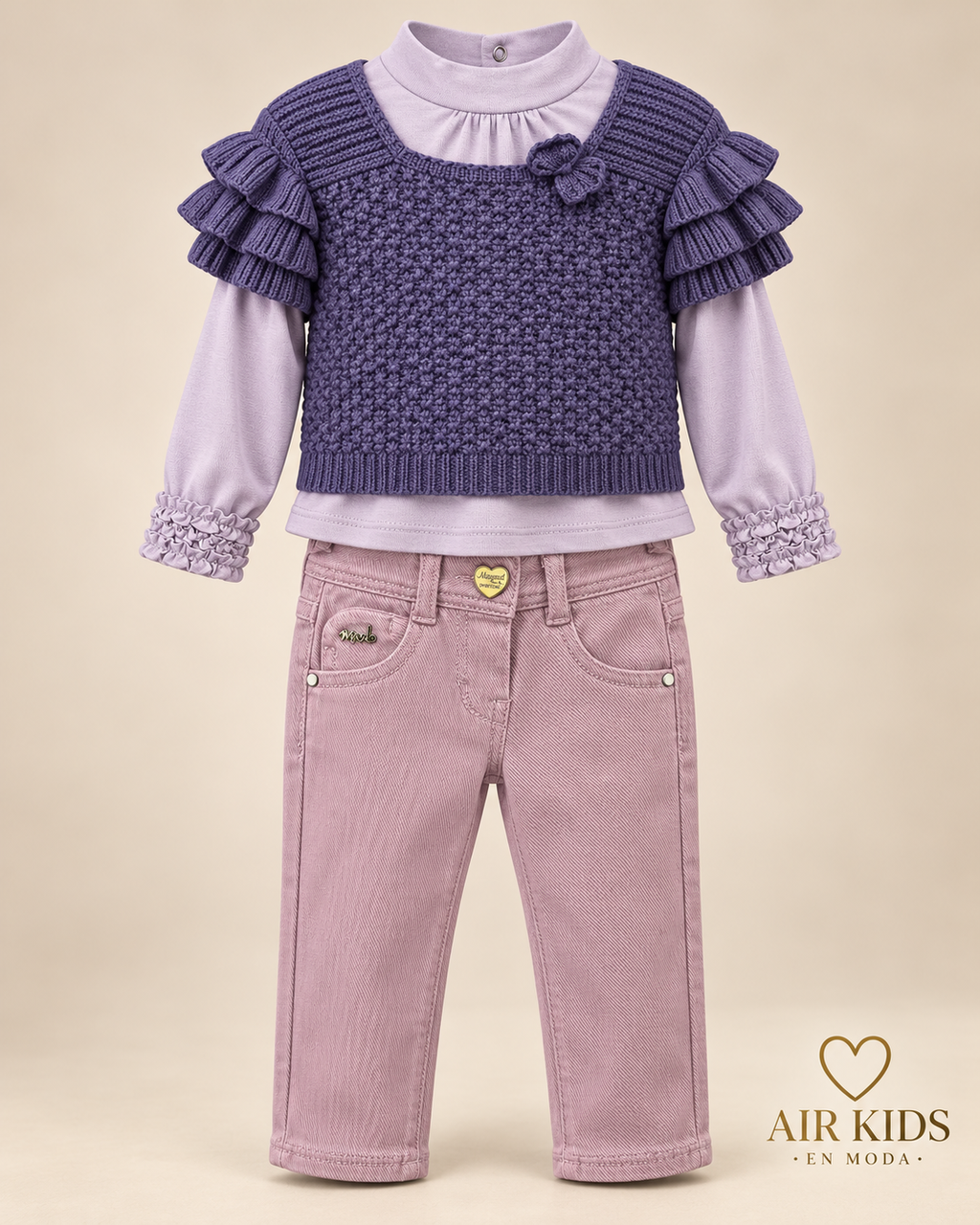 Conjunto para niña 12 meses 3pzas Mayoral 112