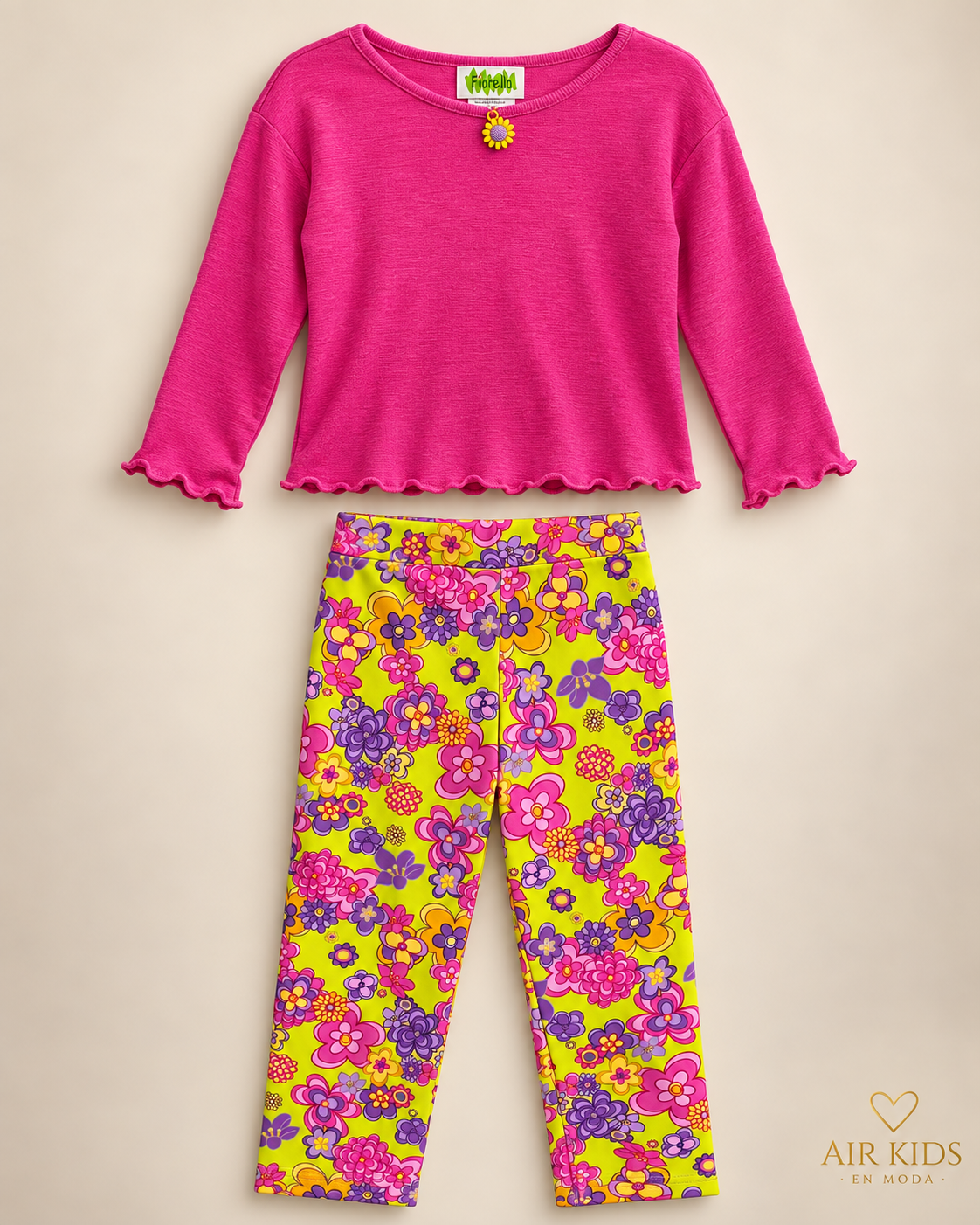 Conjunto para niña 1728 Talla 8 años