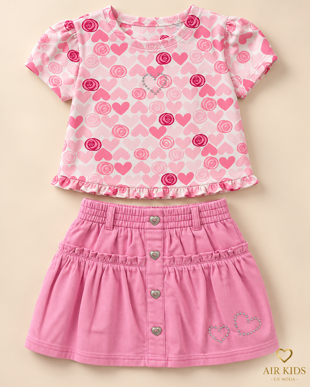 Conjunto para niña 2pzas 170463 Talla 6x