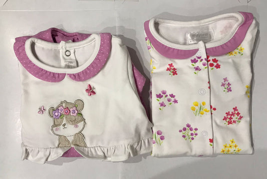 Conjunto para Niña Mayoral 2Pza 1713 Talla 2-4 Meses