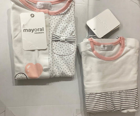 Conjunto para Niña Mayoral 2pza 1718 Talla 4-6 meses