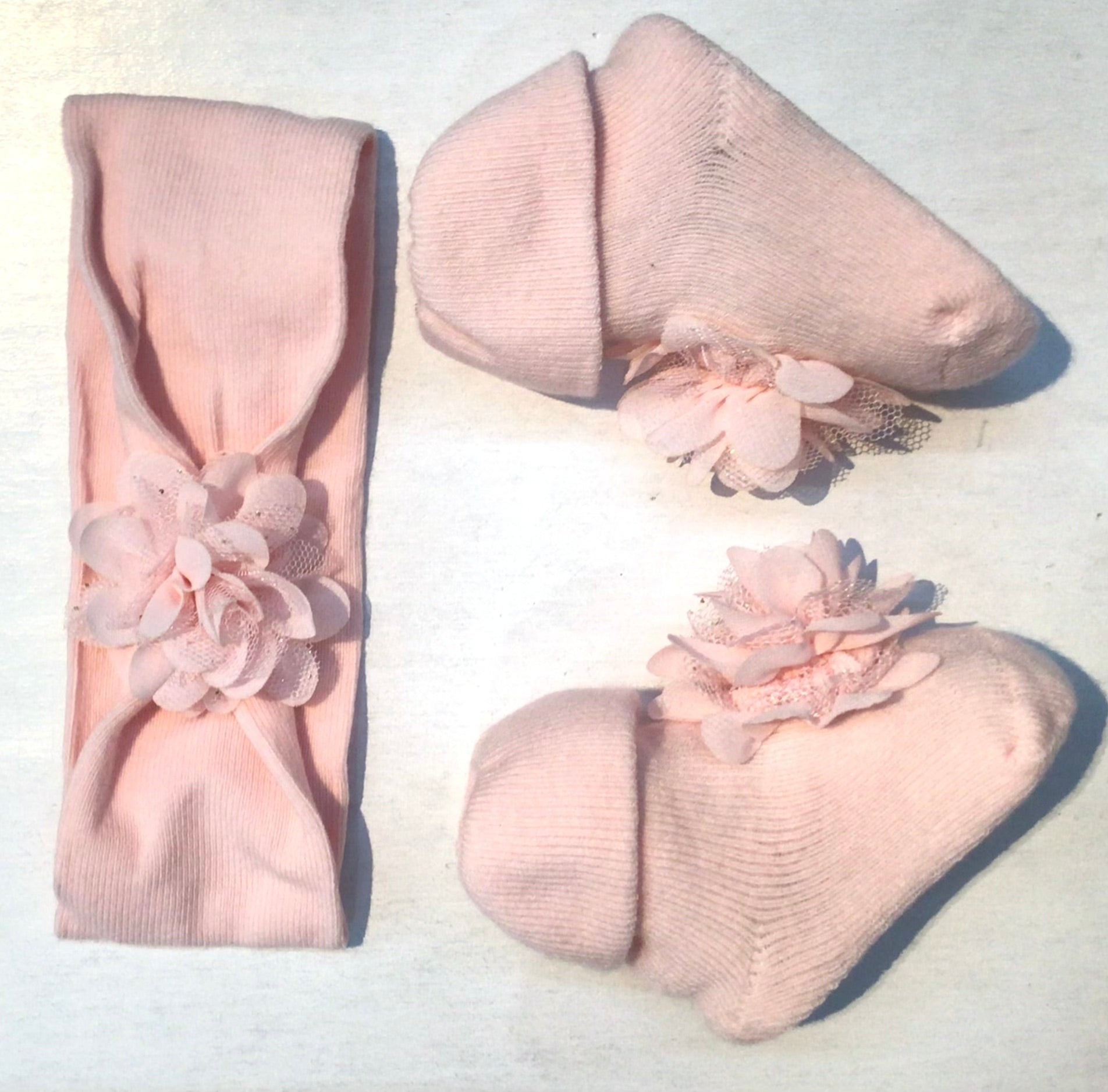 Set de Calcetas y Diadema para Niña en Puebla