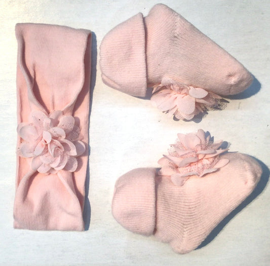 Set de Calcetas y Diadema para Niña en Puebla