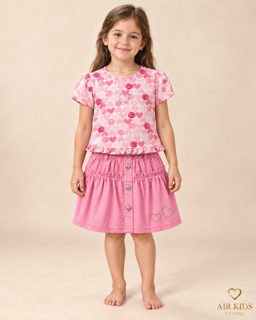Conjunto para niña 2pzas 170463 Talla 6x