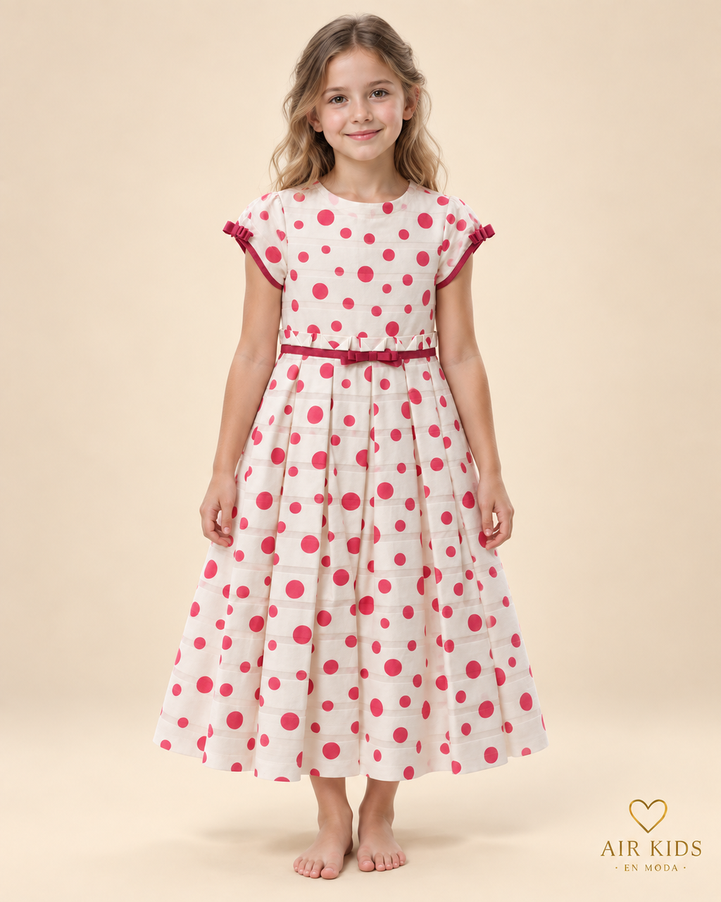 Vestido de fiesta para niña 3909-63 Talla 8 años