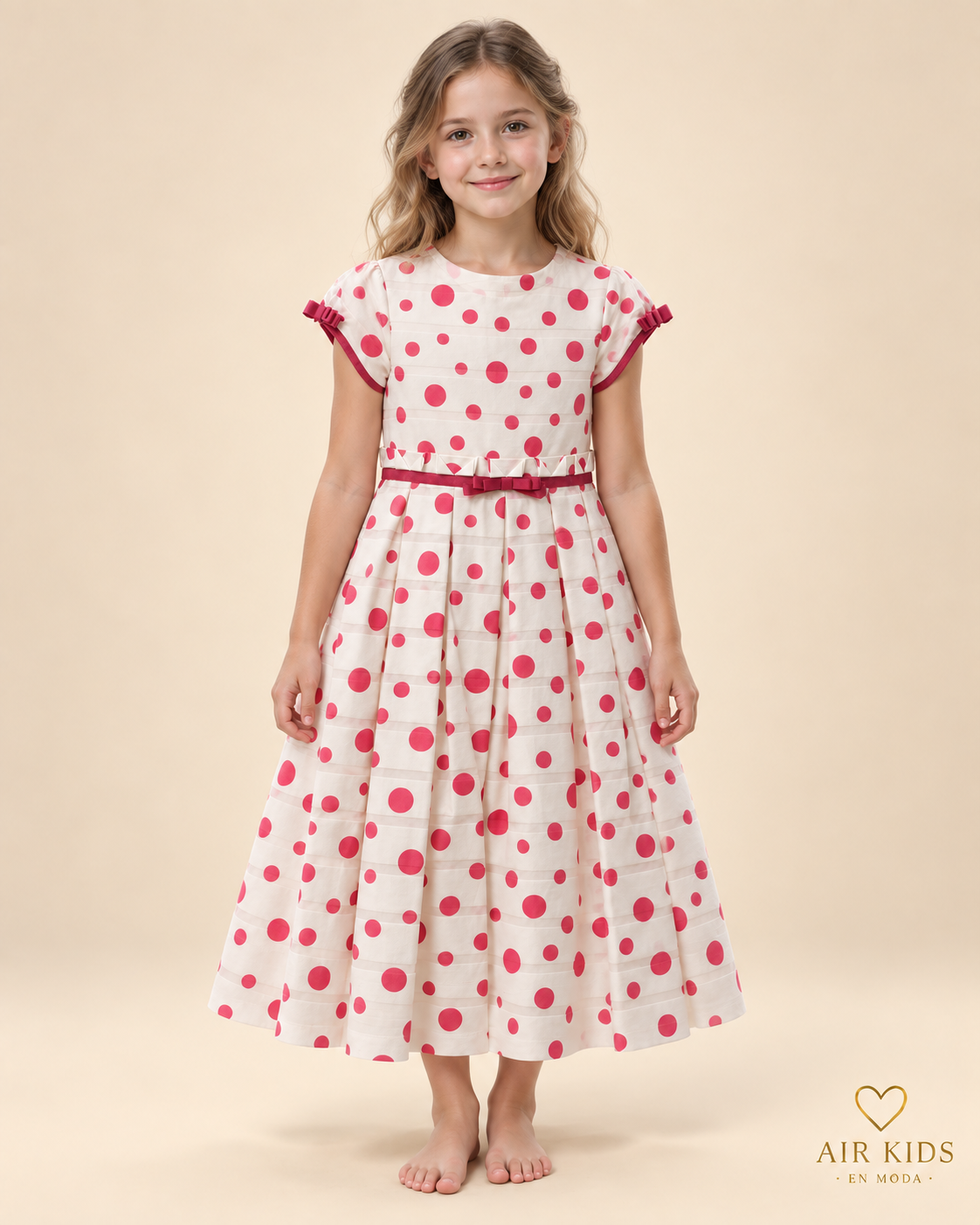 Vestido de fiesta para niña 3909-63 Talla 8 años