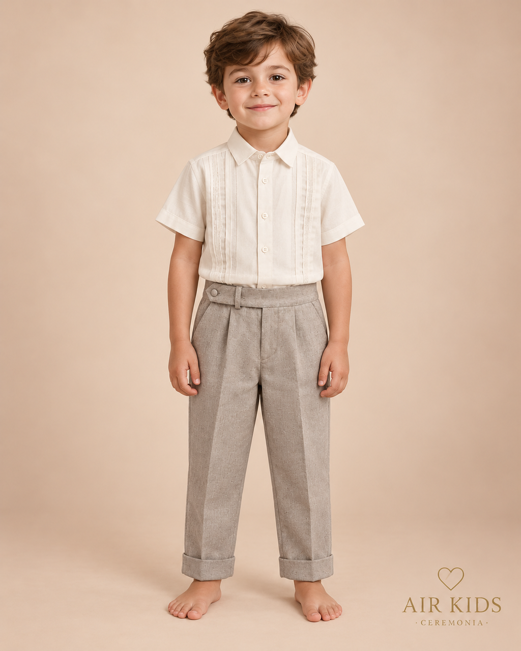 Conjunto de Ceremonia para Niño 2pz IXCHEL 00249 Talla 4 Años
