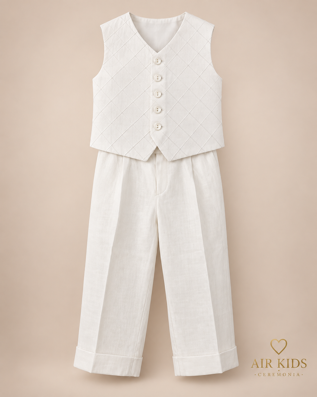 Traje de Bautizo para Niño Ange 21113 Talla 3 Años