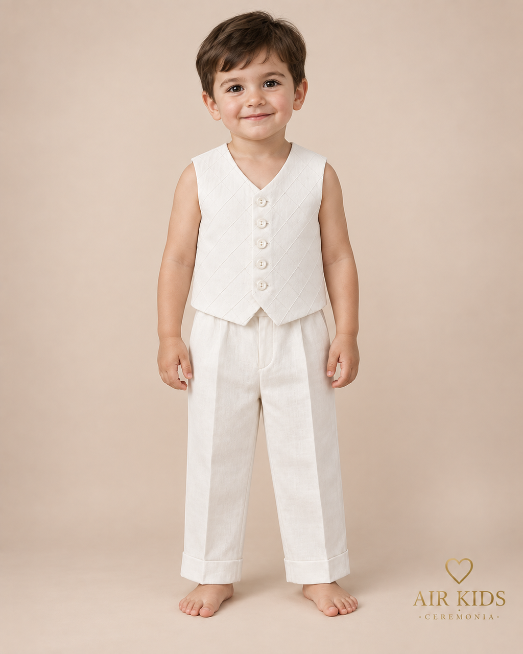 Traje de Bautizo para Niño Ange 21113 Talla 3 Años