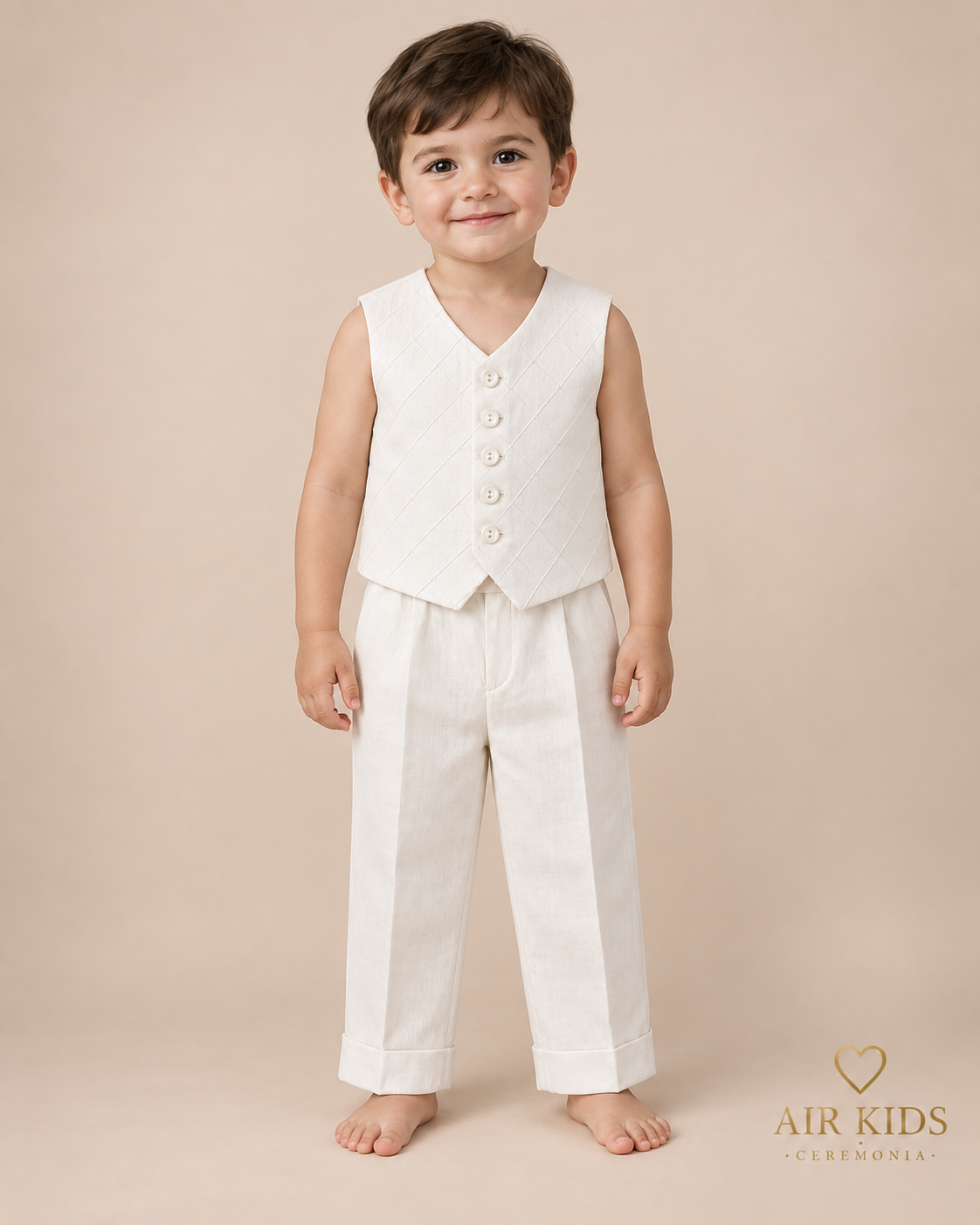 Traje de Bautizo para Niño Ange 21113 Talla 3 Años