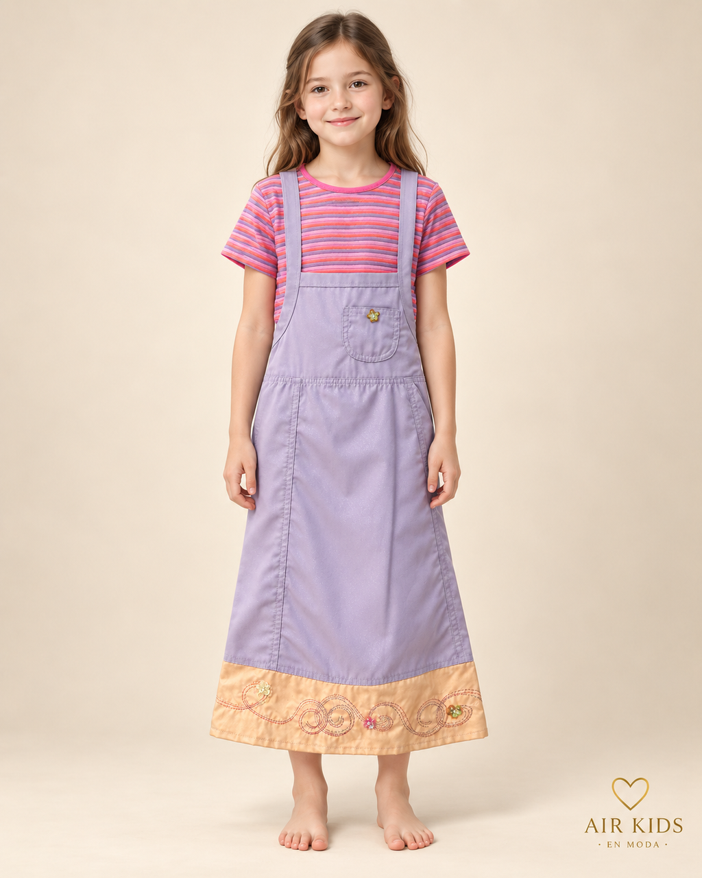 Conjunto para niña 2 pzas 9507 Talla 8 años