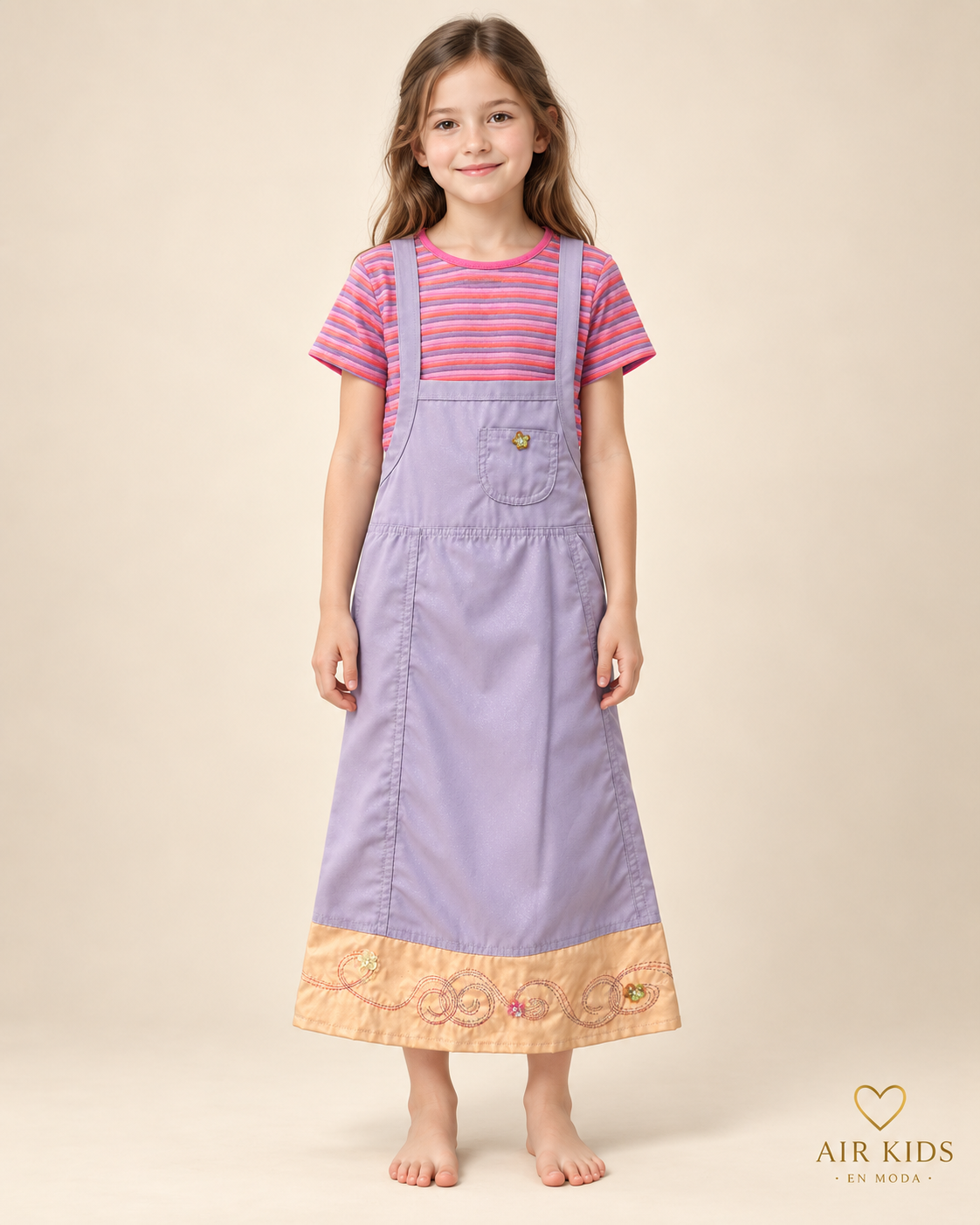 Conjunto para niña 2 pzas 9507 Talla 8 años
