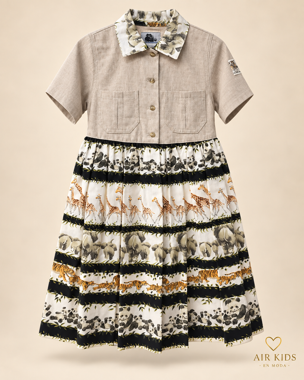 Vestido casual para niña 1 pza 117707-1 Talla 3 años