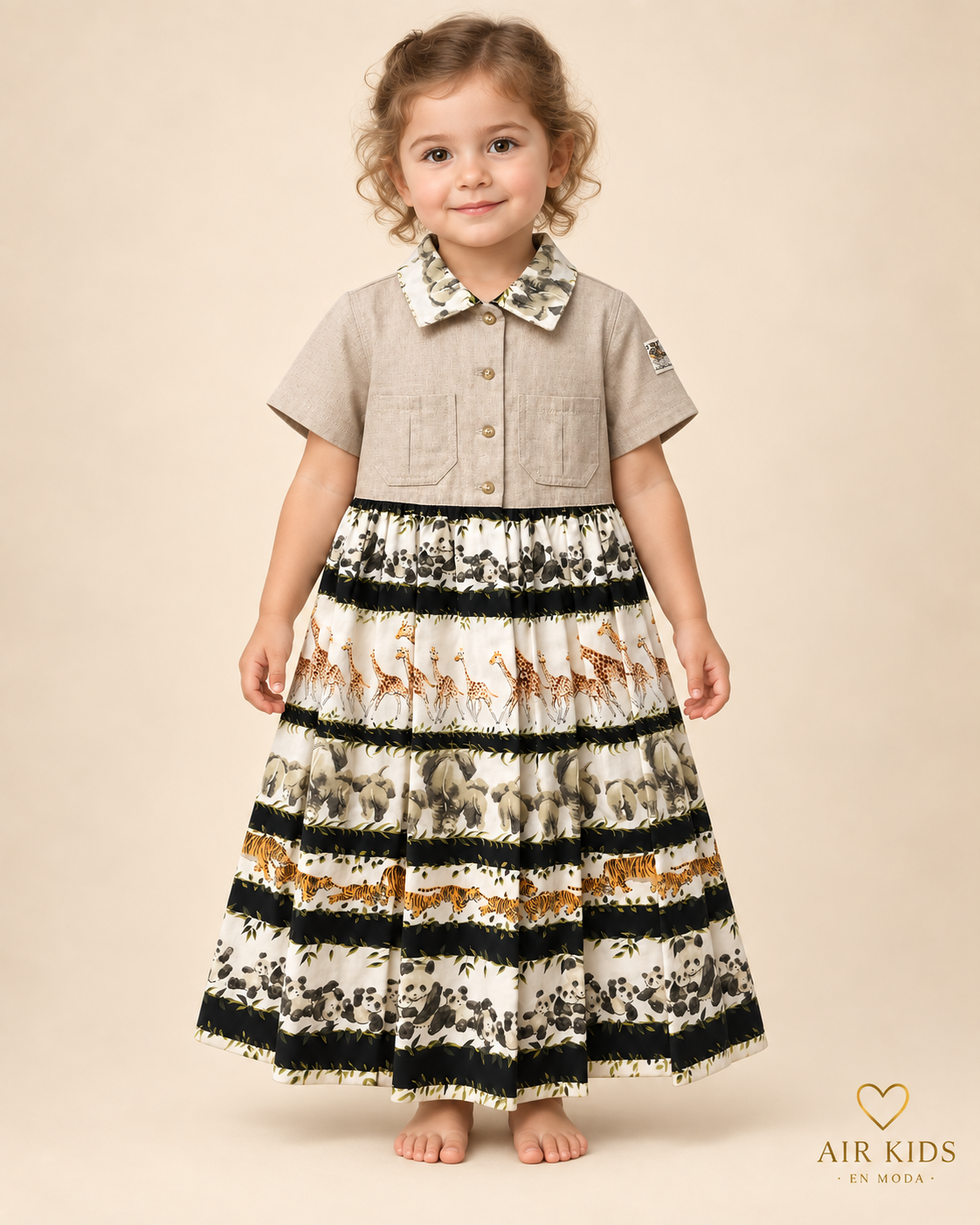 Vestido casual para niña 1 pza 117707-1 Talla 3 años