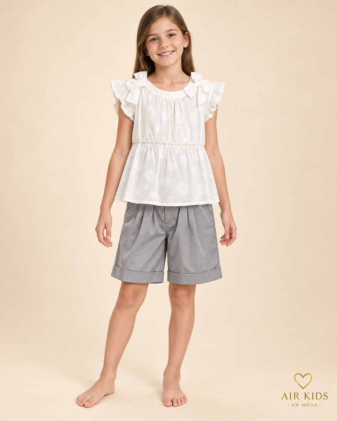 Conjunto para niña 2 pzas 6164-74 Talla 10 años