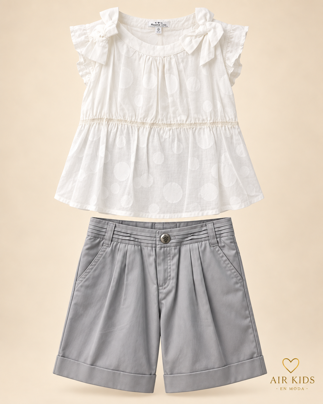 Conjunto para niña 2 pzas 6164-74 Talla 10 años