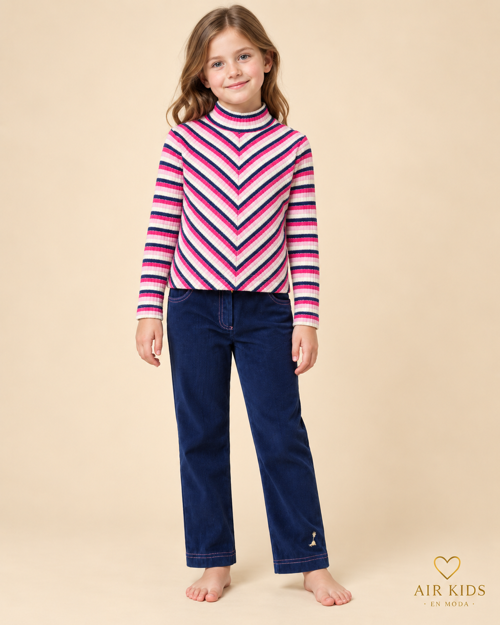 Conjunto 2pzas para niña 8004 Talla 8 años