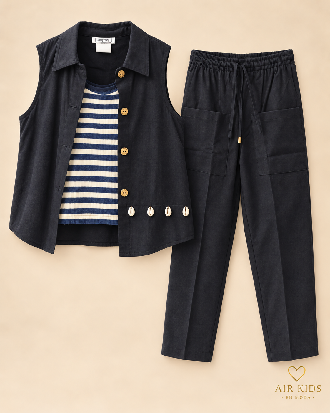Conjunto para niña 3 pzas 0395 Talla 12 años