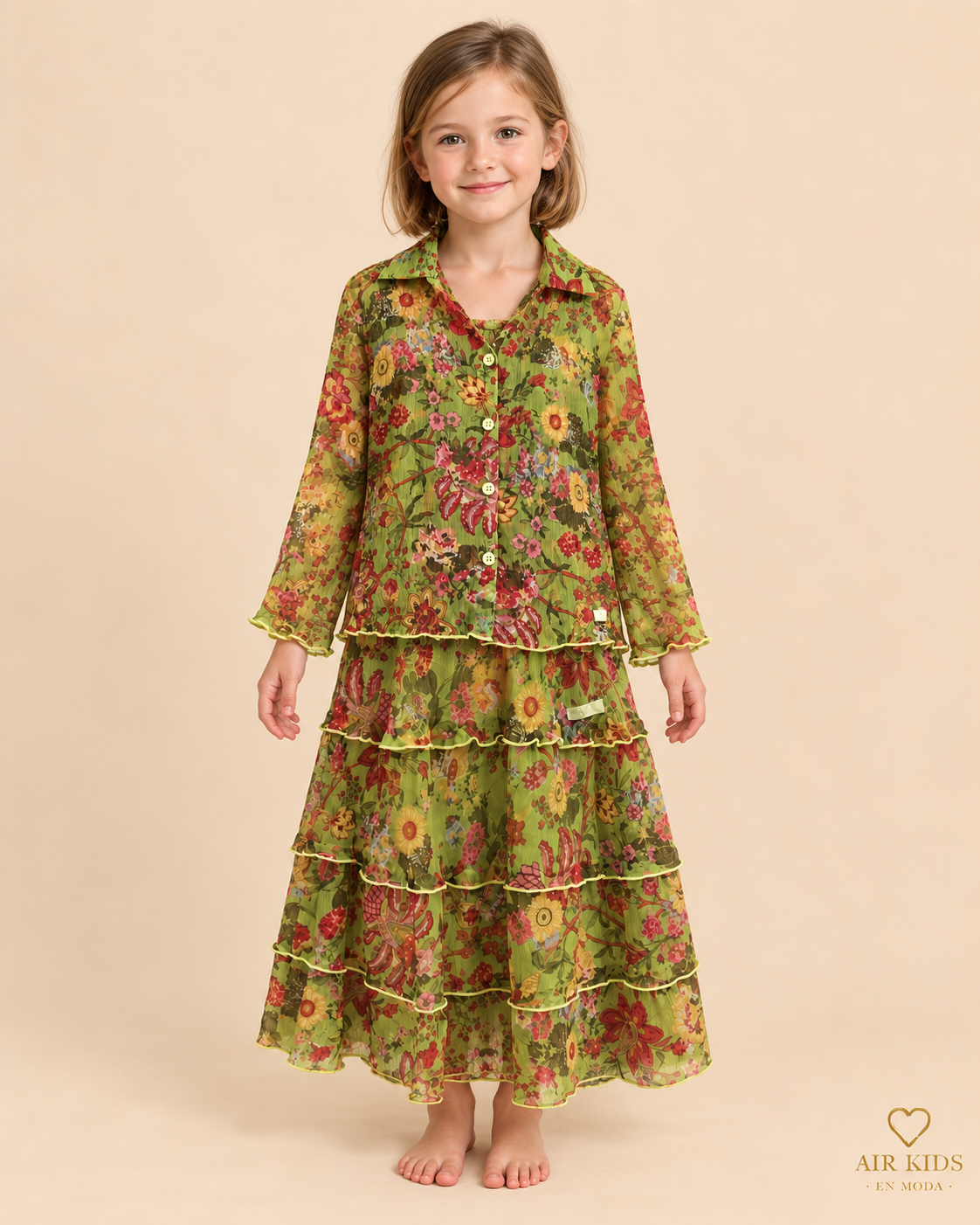 Conjunto de 2pza para Niña Big Fun 21755 Talla 6 años-LIQUIDACION
