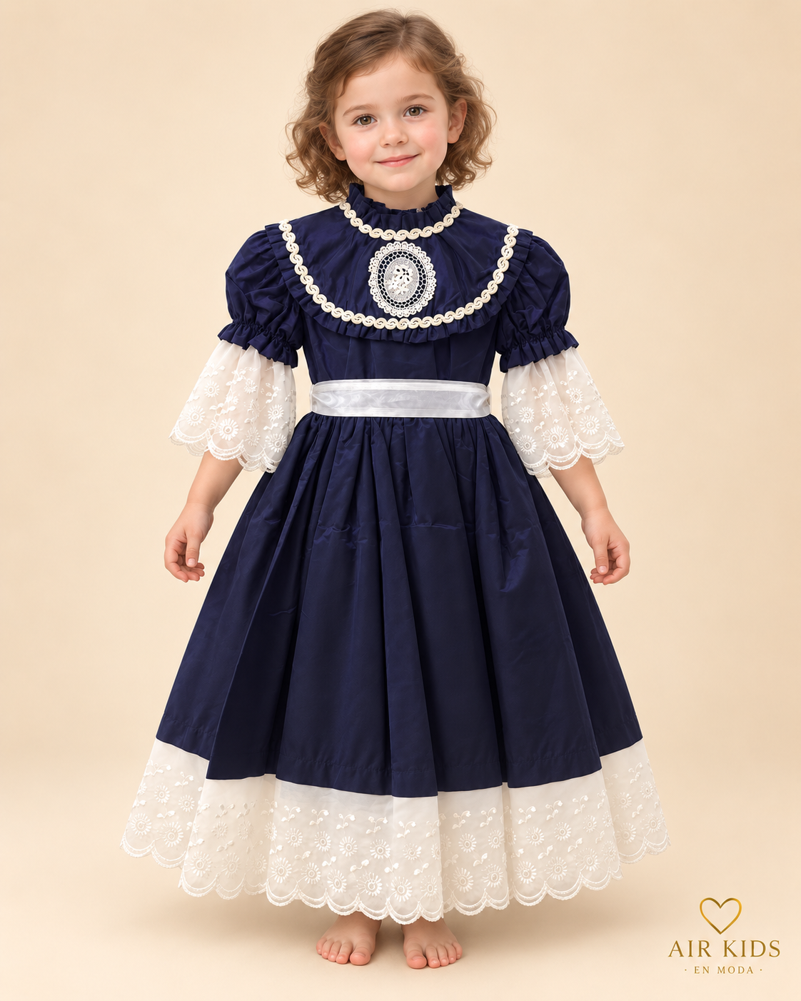 Vestido de fiesta para niña 509 Talla 9 años