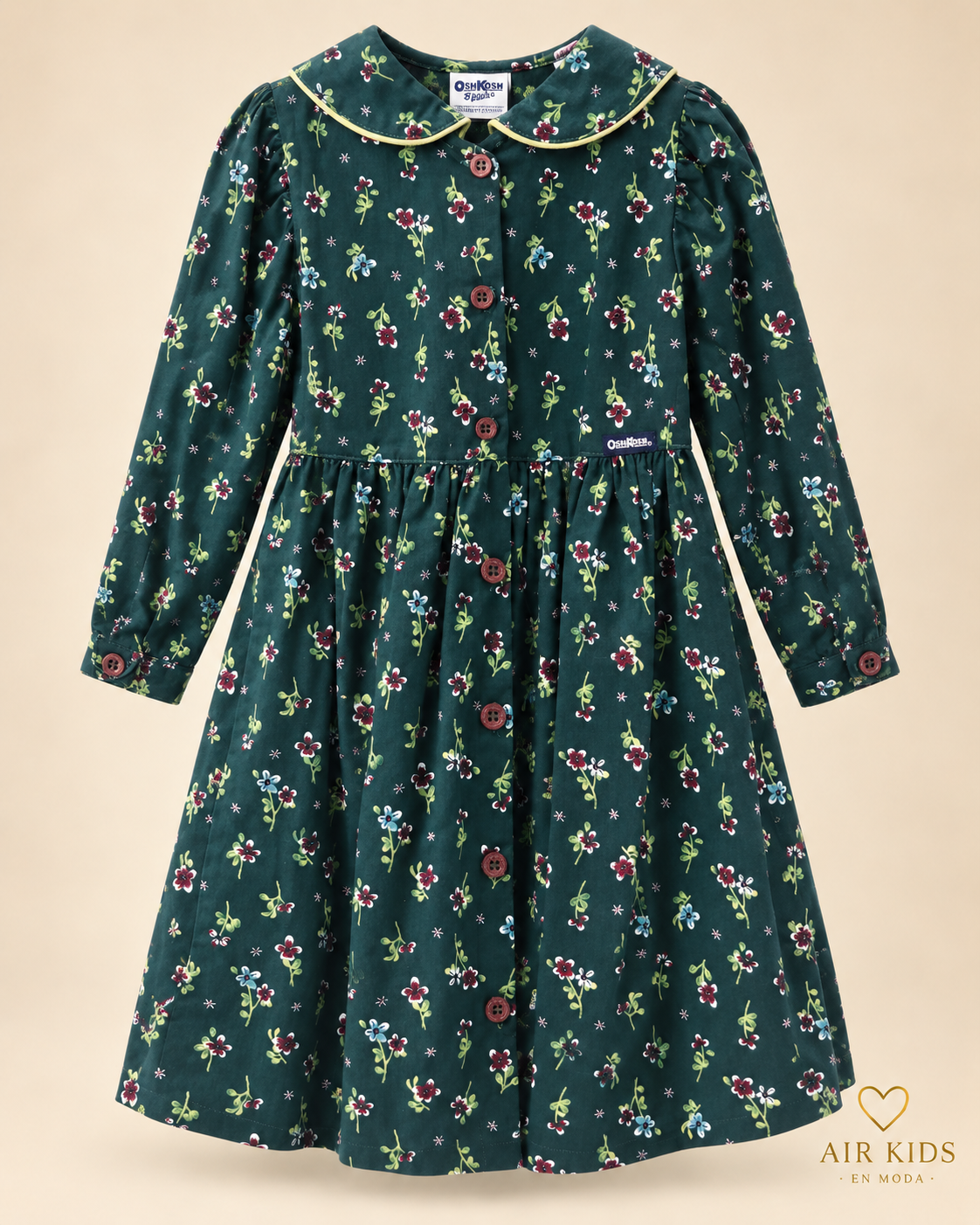 Vestido casual para niña 7542 Talla 8 años