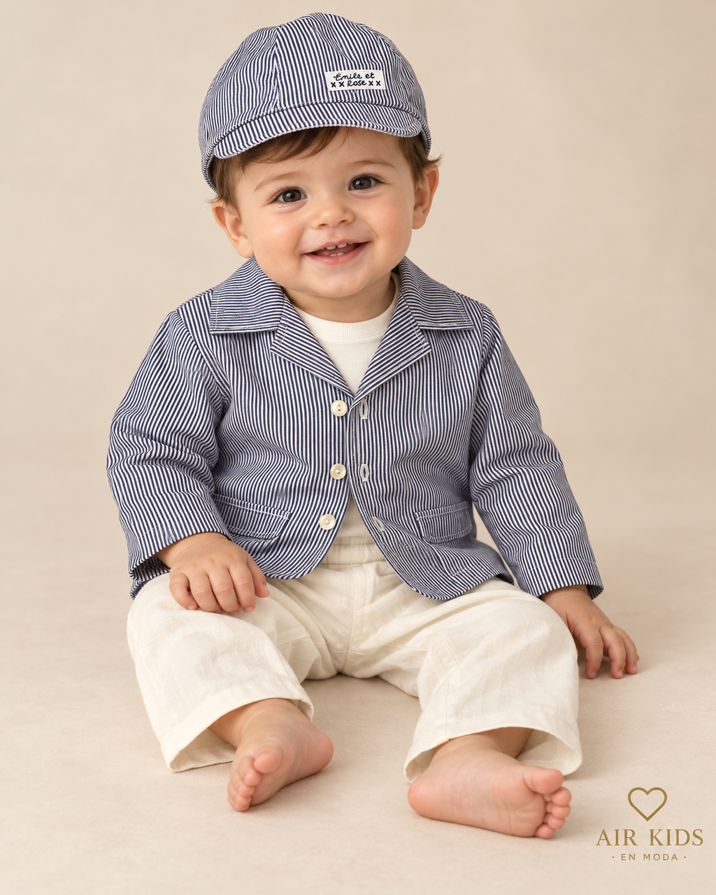 Conjunto para niño 4pzas 9403-12 Talla 12 meses