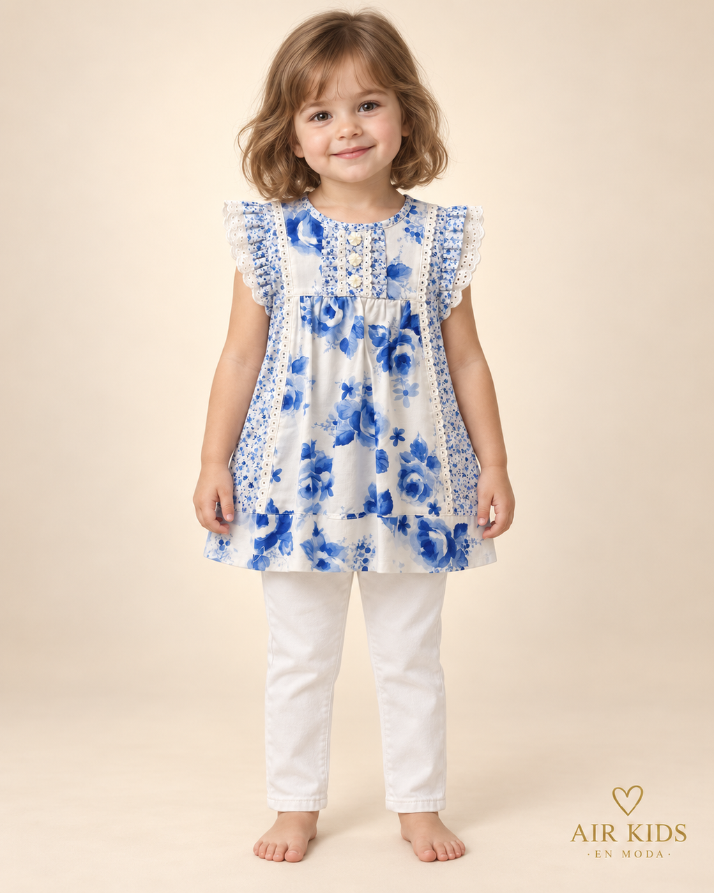 Conjunto 2pzas para niña 3173-3 Talla 3 años