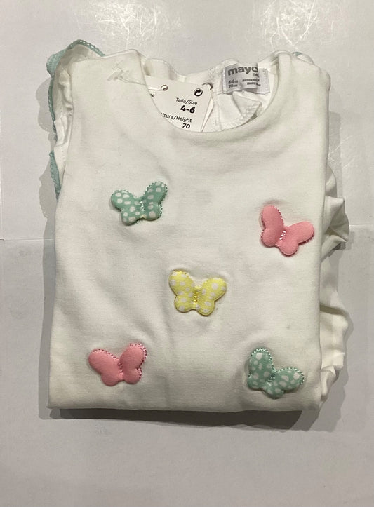 Mameluco para Niña Mayoral 1752 Talla 4‑6 Meses