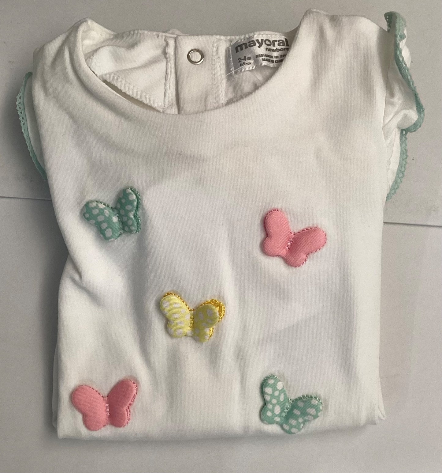 Mameluco para Niña Mayoral 2752 Talla 2‑4 Meses