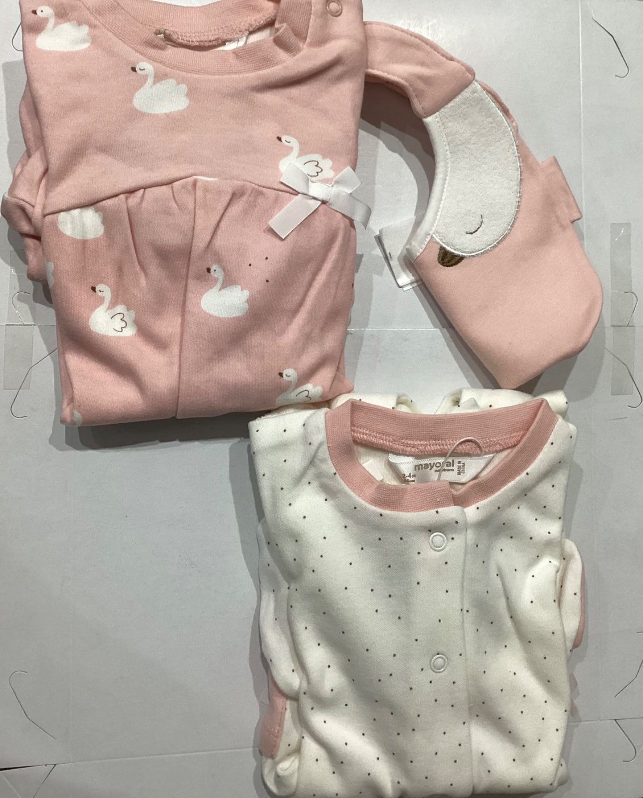 Mameluco para Niña Mayoral  3Pza 2609 Talla 4-6 Meses