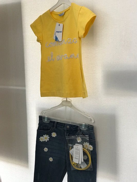 Conjunto de 2pz para Niña Mayoral 3006-76 Talla 6 Años
