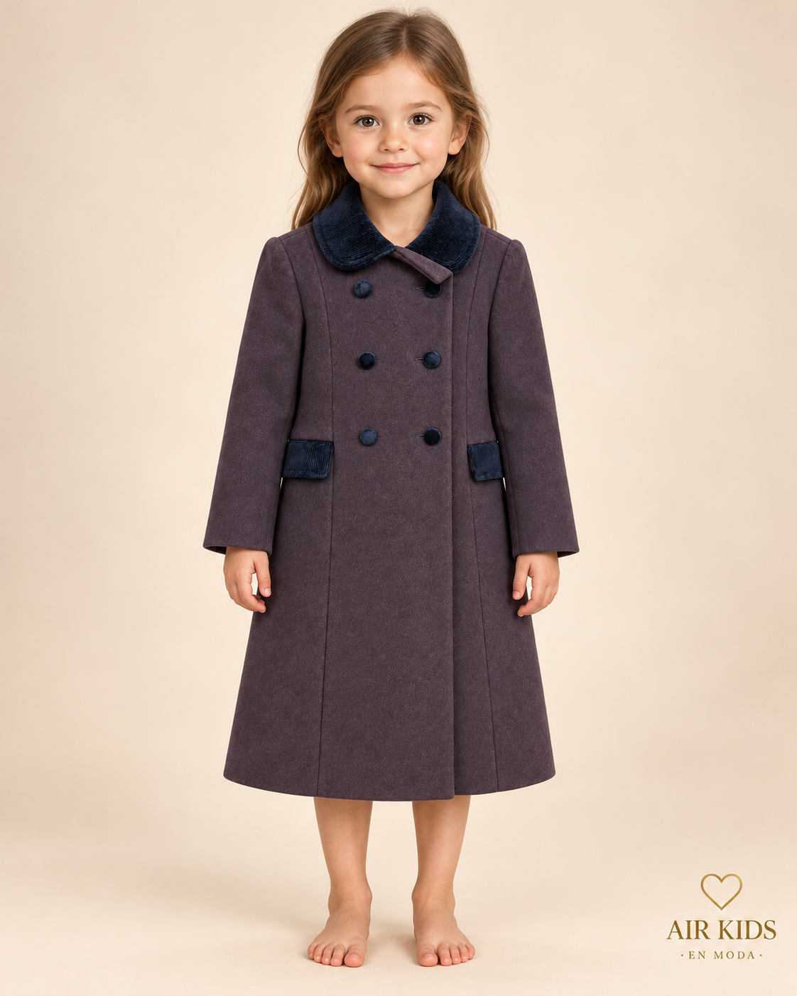 Abrigo para Niña Pamela 306606 Talla 4 Años