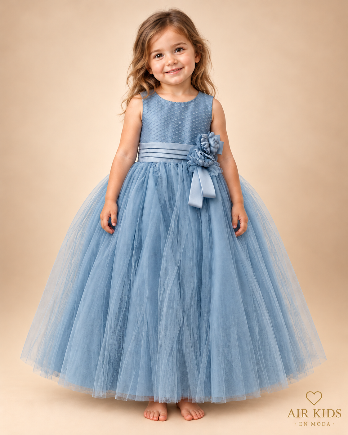 Vestido de Fiesta para Niña 22-018 Talla 3 Años