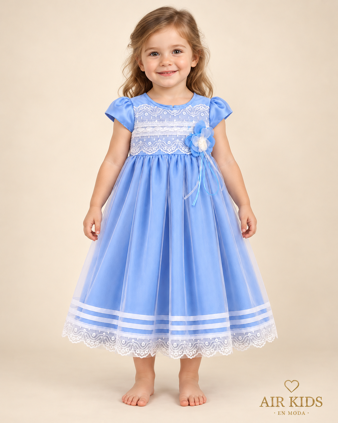 Vestido para Niña 13-723 Talla 3 Años