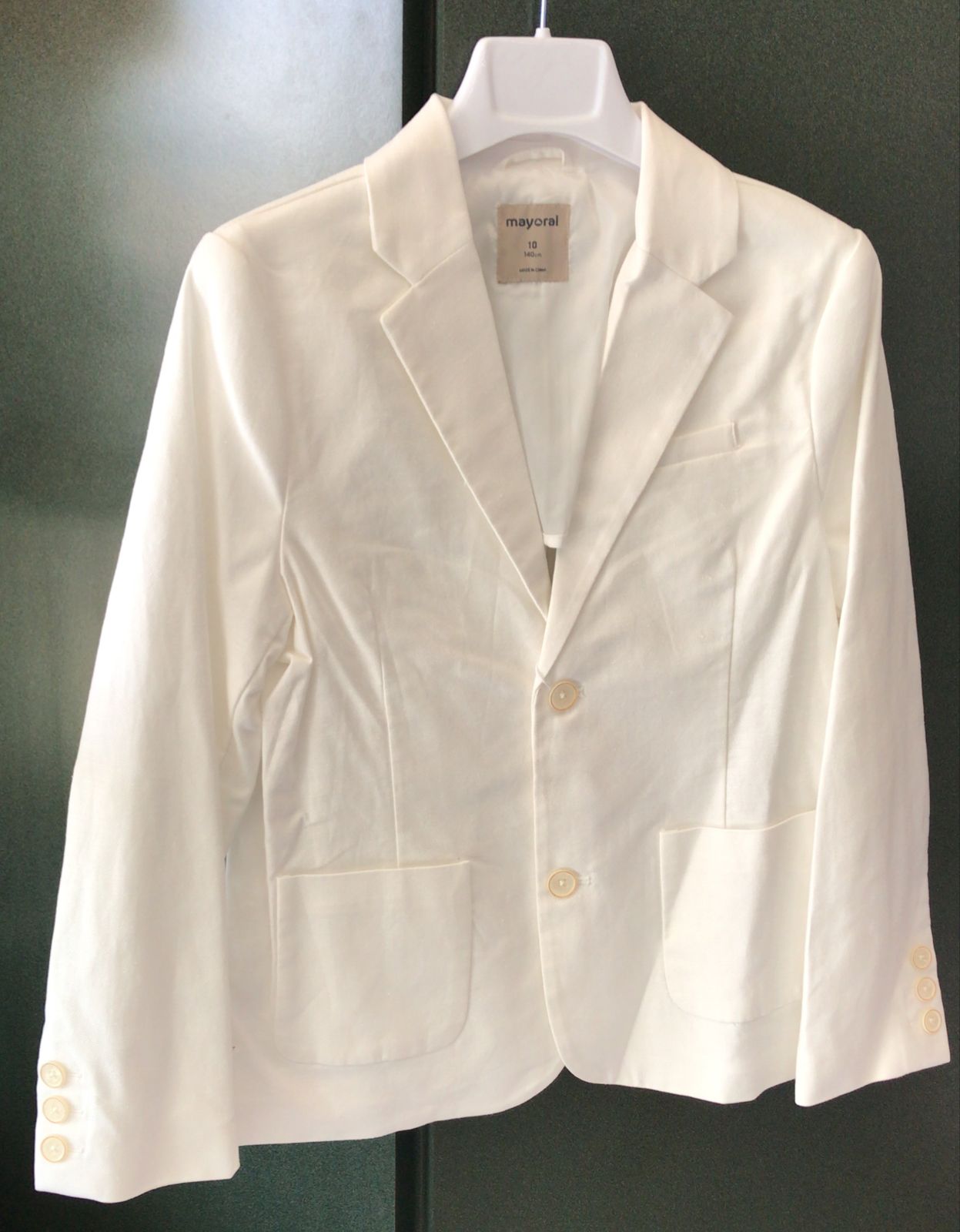 Traje de 3pza para Niño Mayoral/Nukutavake 6143-60 Talla 10 Años