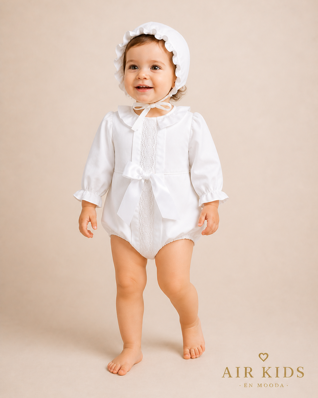 Pañalero de Bautizo para Niña 310-T18 Talla 18 Meses
