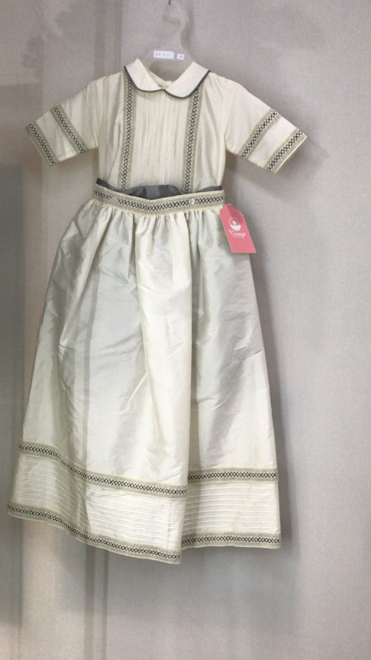 Ropon para Bautizo Niño 23-851 Talla 18 Meses