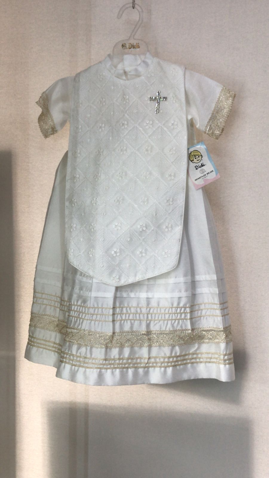 Ropon para Bautizo Niño Didi 5489-18 Talla 24 Meses