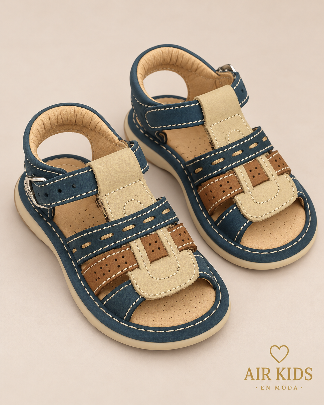 Huarache para niña Burbujas 1-5012-B51
